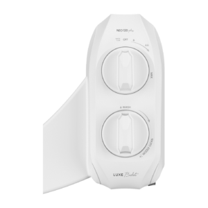 LUXE Bidet NEO 120 Plus white water pressure and wash controls